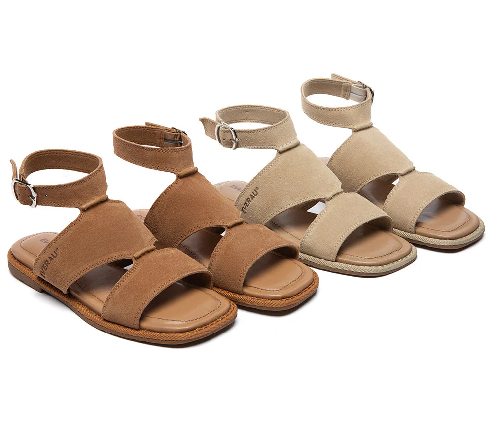 Women Adjustable Strap Flat Sandals Lirra